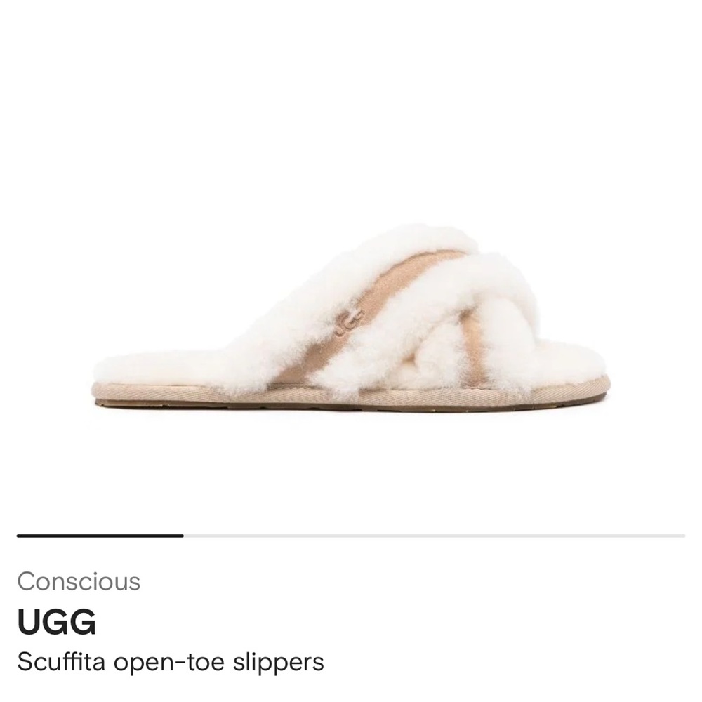 UGG Scuffita Open Toe Slipper - Size US 7 - NWT